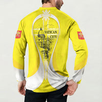 Saint Peters Basilica Vatican City Button Sweatshirt Basilica Dome Catholic Cross Religious - Coat Of Arms Sketch Art
