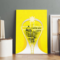 Saint Peters Basilica Vatican City Canvas Wall Art Basilica Dome Catholic Cross Religious - Coat Of Arms Sketch Art