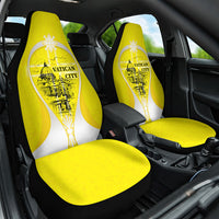 Saint Peters Basilica Vatican City Car Seat Cover Basilica Dome Catholic Cross Religious - Coat Of Arms Sketch Art