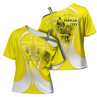 Saint Peters Basilica Vatican City Cross Shoulder Shirt Basilica Dome Catholic Cross Religious - Coat Of Arms Sketch Art