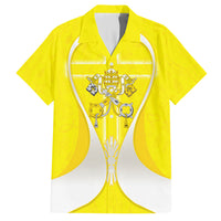 Saint Peters Basilica Vatican City Hawaiian Shirt Basilica Dome Catholic Cross Religious - Coat Of Arms Sketch Art