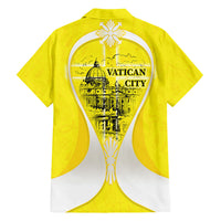 Saint Peters Basilica Vatican City Hawaiian Shirt Basilica Dome Catholic Cross Religious - Coat Of Arms Sketch Art