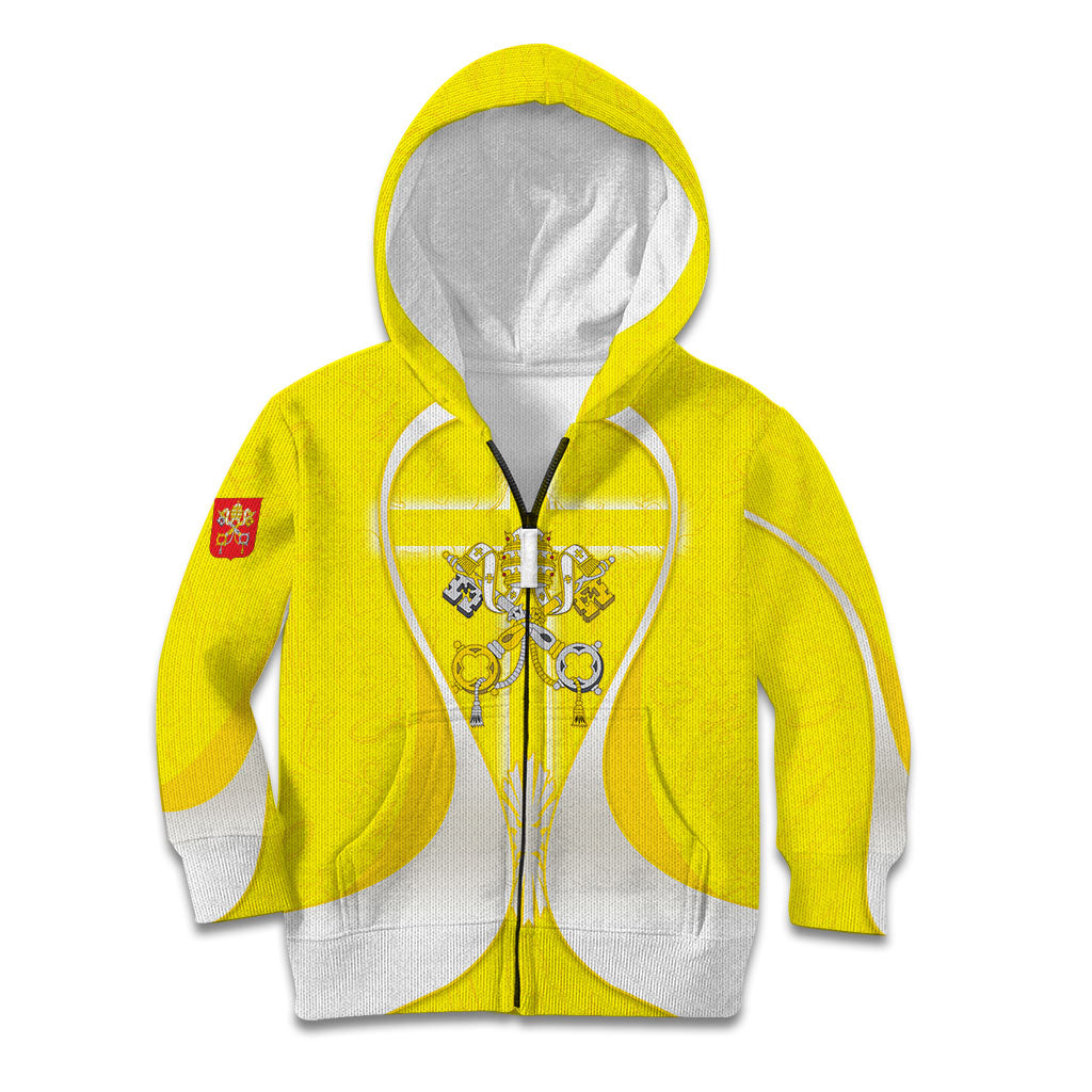 Saint Peters Basilica Vatican City Kid Hoodie Basilica Dome Catholic Cross Religious - Coat Of Arms Sketch Art