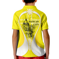 Saint Peters Basilica Vatican City Kid Polo Shirt Basilica Dome Catholic Cross Religious - Coat Of Arms Sketch Art