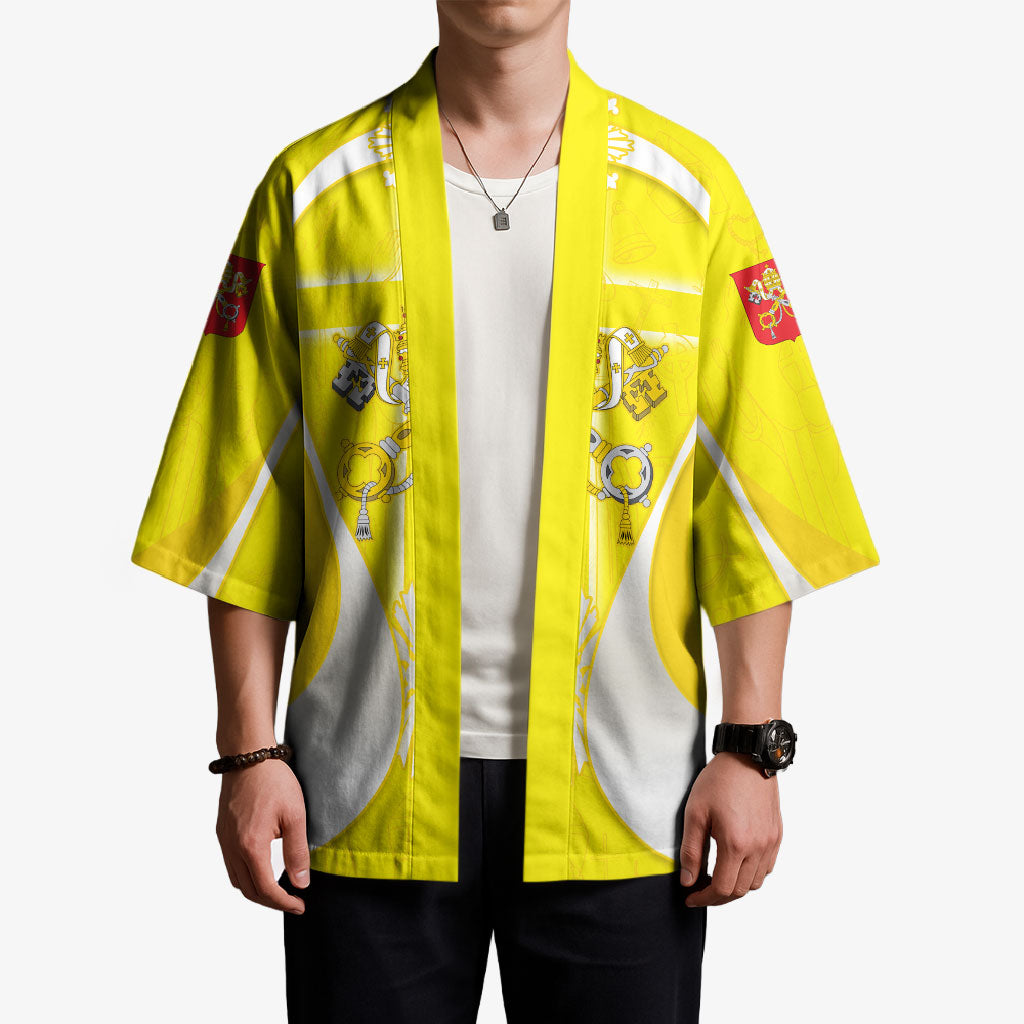 Saint Peters Basilica Vatican City Kimono Basilica Dome Catholic Cross Religious - Coat Of Arms Sketch Art