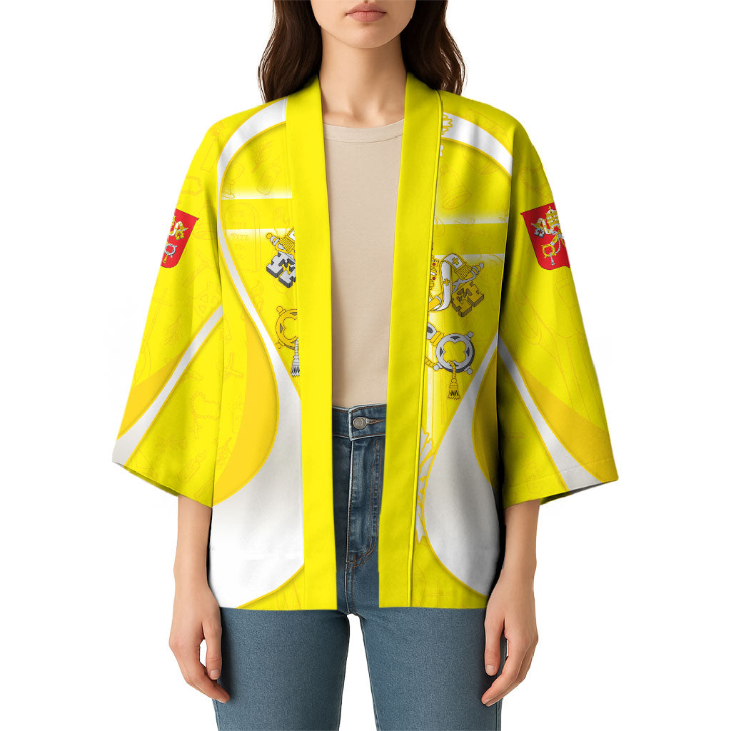 Saint Peters Basilica Vatican City Kimono Basilica Dome Catholic Cross Religious - Coat Of Arms Sketch Art