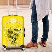 Saint Peters Basilica Vatican City Luggage Cover Basilica Dome Catholic Cross Religious - Coat Of Arms Sketch Art