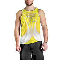Saint Peters Basilica Vatican City Men Tank Top Basilica Dome Catholic Cross Religious - Coat Of Arms Sketch Art