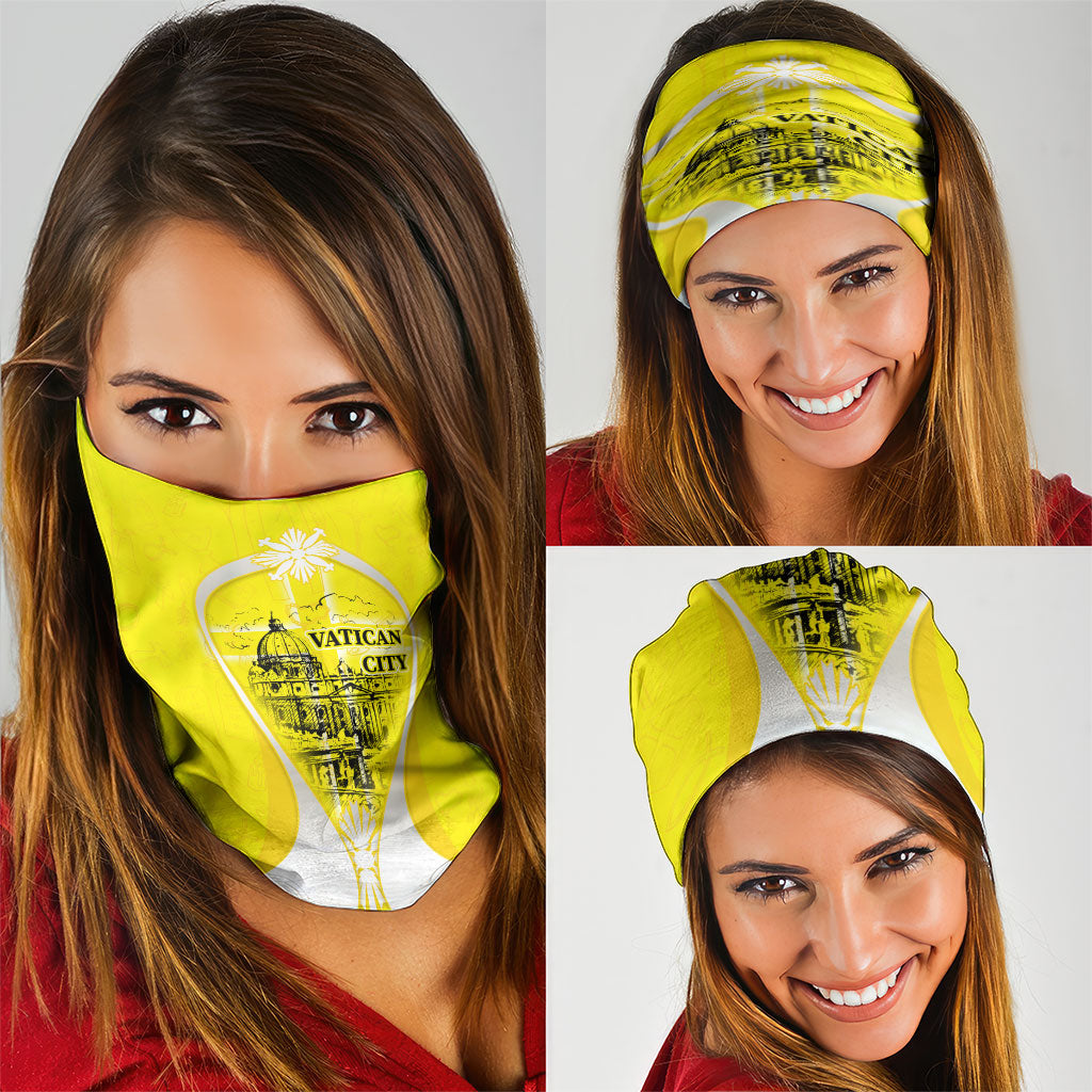Saint Peters Basilica Vatican City Neck Gaiter Basilica Dome Catholic Cross Religious - Coat Of Arms Sketch Art