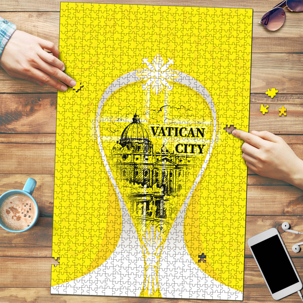 Saint Peters Basilica Vatican City Puzzle Basilica Dome Catholic Cross Religious - Coat Of Arms Sketch Art