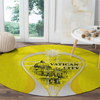 Saint Peters Basilica Vatican City Round Carpet Basilica Dome Catholic Cross Religious - Coat Of Arms Sketch Art