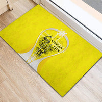 Saint Peters Basilica Vatican City Rubber Doormat Basilica Dome Catholic Cross Religious - Coat Of Arms Sketch Art