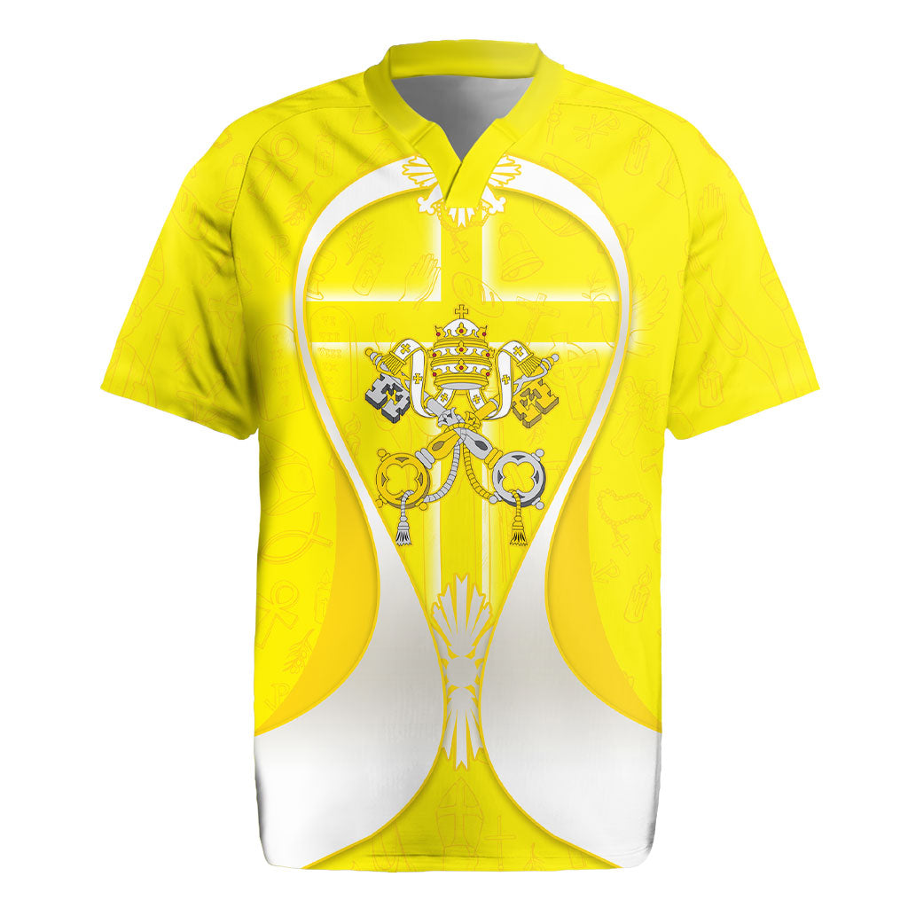 Saint Peters Basilica Vatican City Rugby Jersey Basilica Dome Catholic Cross Religious - Coat Of Arms Sketch Art