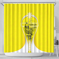 Saint Peters Basilica Vatican City Shower Curtain Basilica Dome Catholic Cross Religious - Coat Of Arms Sketch Art