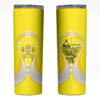 Saint Peters Basilica Vatican City Skinny Tumbler Basilica Dome Catholic Cross Religious - Coat Of Arms Sketch Art