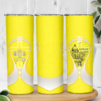 Saint Peters Basilica Vatican City Skinny Tumbler Basilica Dome Catholic Cross Religious - Coat Of Arms Sketch Art