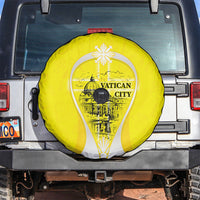 Saint Peters Basilica Vatican City Spare Tire Cover Basilica Dome Catholic Cross Religious - Coat Of Arms Sketch Art