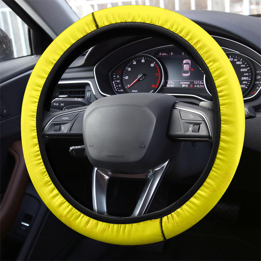 Saint Peters Basilica Vatican City Steering Wheel Cover Basilica Dome Catholic Cross Religious - Coat Of Arms Sketch Art