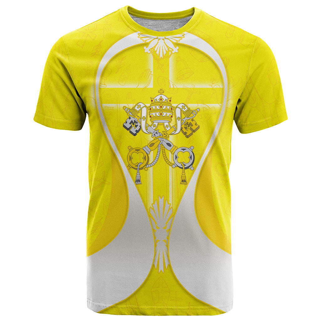 Saint Peters Basilica Vatican City T Shirt Basilica Dome Catholic Cross Religious - Coat Of Arms Sketch Art