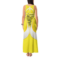 Saint Peters Basilica Vatican City Tank Maxi Dress Basilica Dome Catholic Cross Religious - Coat Of Arms Sketch Art