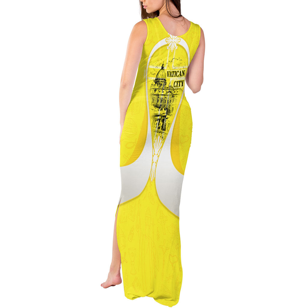 Saint Peters Basilica Vatican City Tank Maxi Dress Basilica Dome Catholic Cross Religious - Coat Of Arms Sketch Art