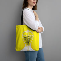 Saint Peters Basilica Vatican City Tote Bag Basilica Dome Catholic Cross Religious - Coat Of Arms Sketch Art