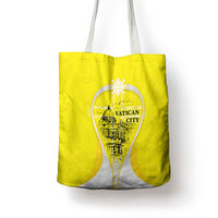 Saint Peters Basilica Vatican City Tote Bag Basilica Dome Catholic Cross Religious - Coat Of Arms Sketch Art