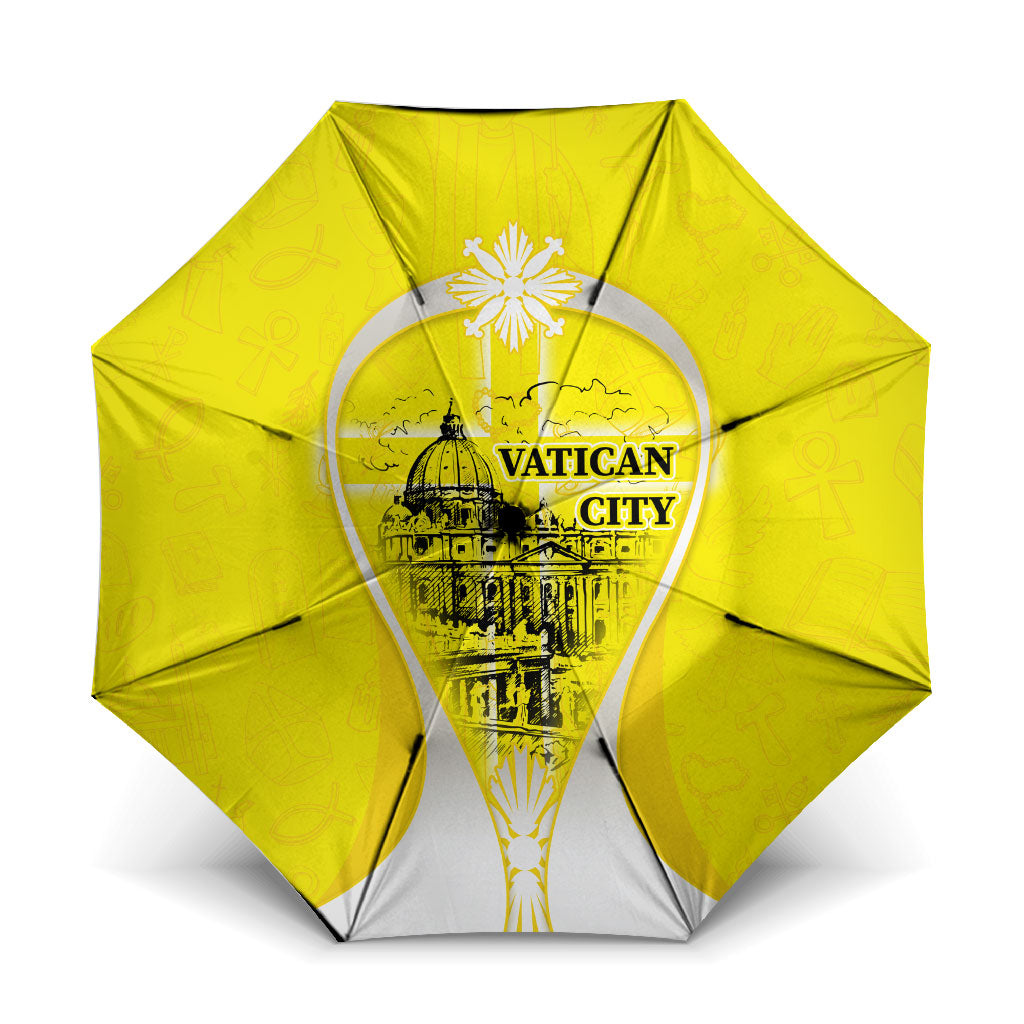 Saint Peters Basilica Vatican City Umbrella Basilica Dome Catholic Cross Religious - Coat Of Arms Sketch Art