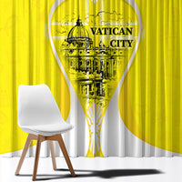 Saint Peters Basilica Vatican City Window Curtain Basilica Dome Catholic Cross Religious - Coat Of Arms Sketch Art