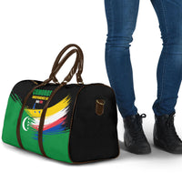 Comoros Independence Day Travel Bag Comorian Flag Brush Stroke National Pride Graphic