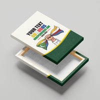 Personalized Comoros Independence Day Canvas Wall Art July 6th National Pride Flag Graphic With Heritage Emblem