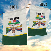 Personalized Comoros Independence Day Garden Flag July 6th National Pride Flag Graphic With Heritage Emblem