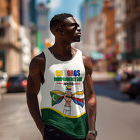 Personalized Comoros Independence Day Men Tank Top July 6th National Pride Flag Graphic With Heritage Emblem