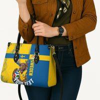 Personalized Sweden Soccer Leather Bag Swedish Flag - Moose Football Mascot