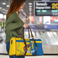 Personalized Sweden Soccer Travel Bag Swedish Flag - Moose Football Mascot