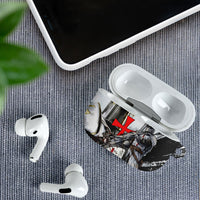 Knights Templar Crusader AirPods Case Medieval Armor Red Cross Shield