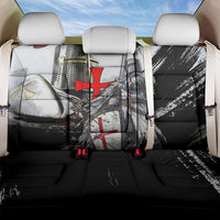 Knights Templar Crusader Back Car Seat Cover Medieval Armor Red Cross Shield