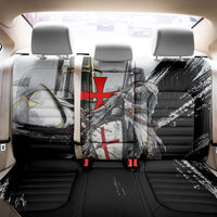 Knights Templar Crusader Back Car Seat Cover Medieval Armor Red Cross Shield