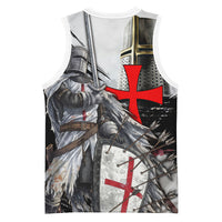 Knights Templar Crusader Basketball Jersey Medieval Armor Red Cross Shield