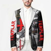 Knights Templar Crusader Blazer Medieval Armor Red Cross Shield