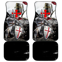 Knights Templar Crusader Car Mats Medieval Armor Red Cross Shield