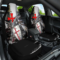 Knights Templar Crusader Car Seat Cover Medieval Armor Red Cross Shield