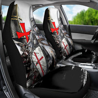 Knights Templar Crusader Car Seat Cover Medieval Armor Red Cross Shield