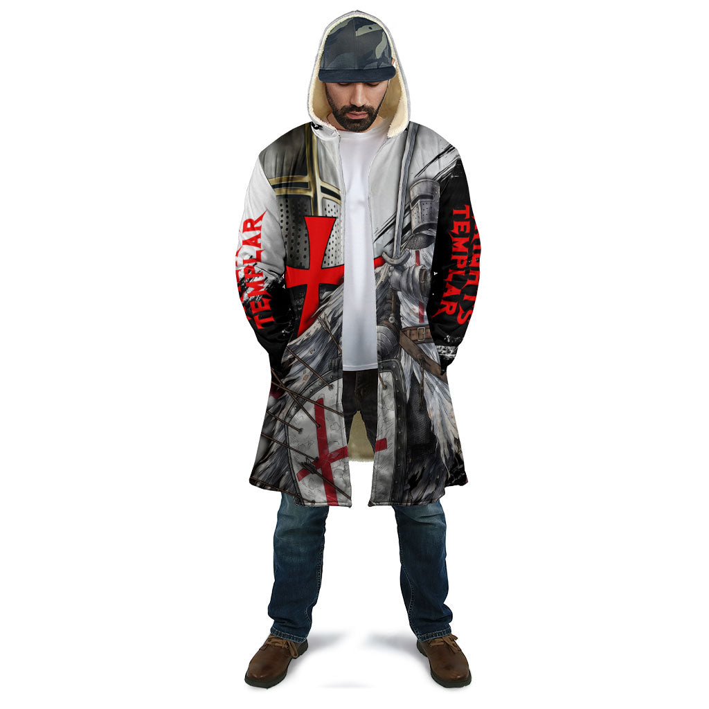 Knights Templar Crusader Cloak Medieval Armor Red Cross Shield