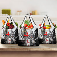 Knights Templar Crusader Grocery Bag Medieval Armor Red Cross Shield