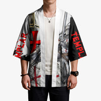 Knights Templar Crusader Kimono Medieval Armor Red Cross Shield