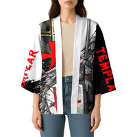 Knights Templar Crusader Kimono Medieval Armor Red Cross Shield