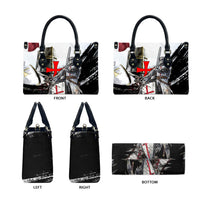 Knights Templar Crusader Leather Bag Medieval Armor Red Cross Shield