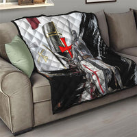 Knights Templar Crusader Quilt Medieval Armor Red Cross Shield