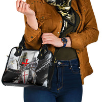 Knights Templar Crusader Shoulder Handbag Medieval Armor Red Cross Shield